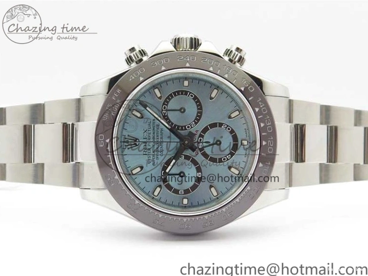 1218 Daytona 116506 Noob 1:1 Best Edition Ceramic Bezel Ice Blue Dial on SS Bracelet A Functional 2979